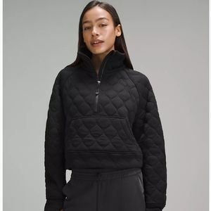 Lululemon | Scuba Oversized Quilted Half Zip